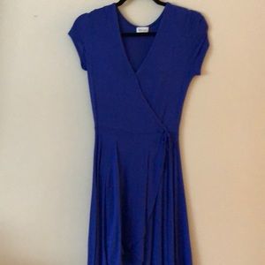 Blue Wrap dress